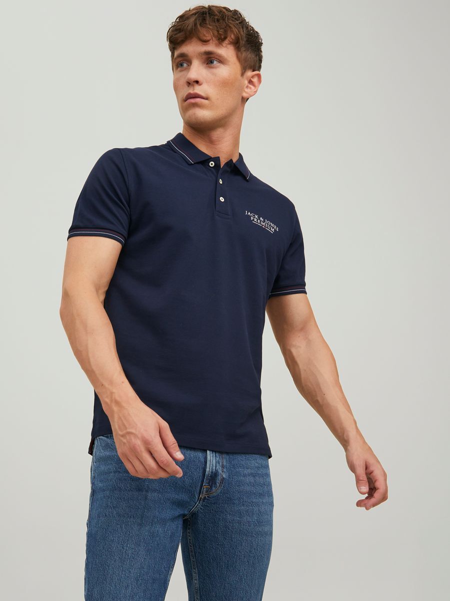Jack&Jones American Fit JPRBLUARCHIE Navy Polo