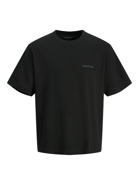 Jack&Jones Loose Fit JORMARRAKESH Black T-Shirt