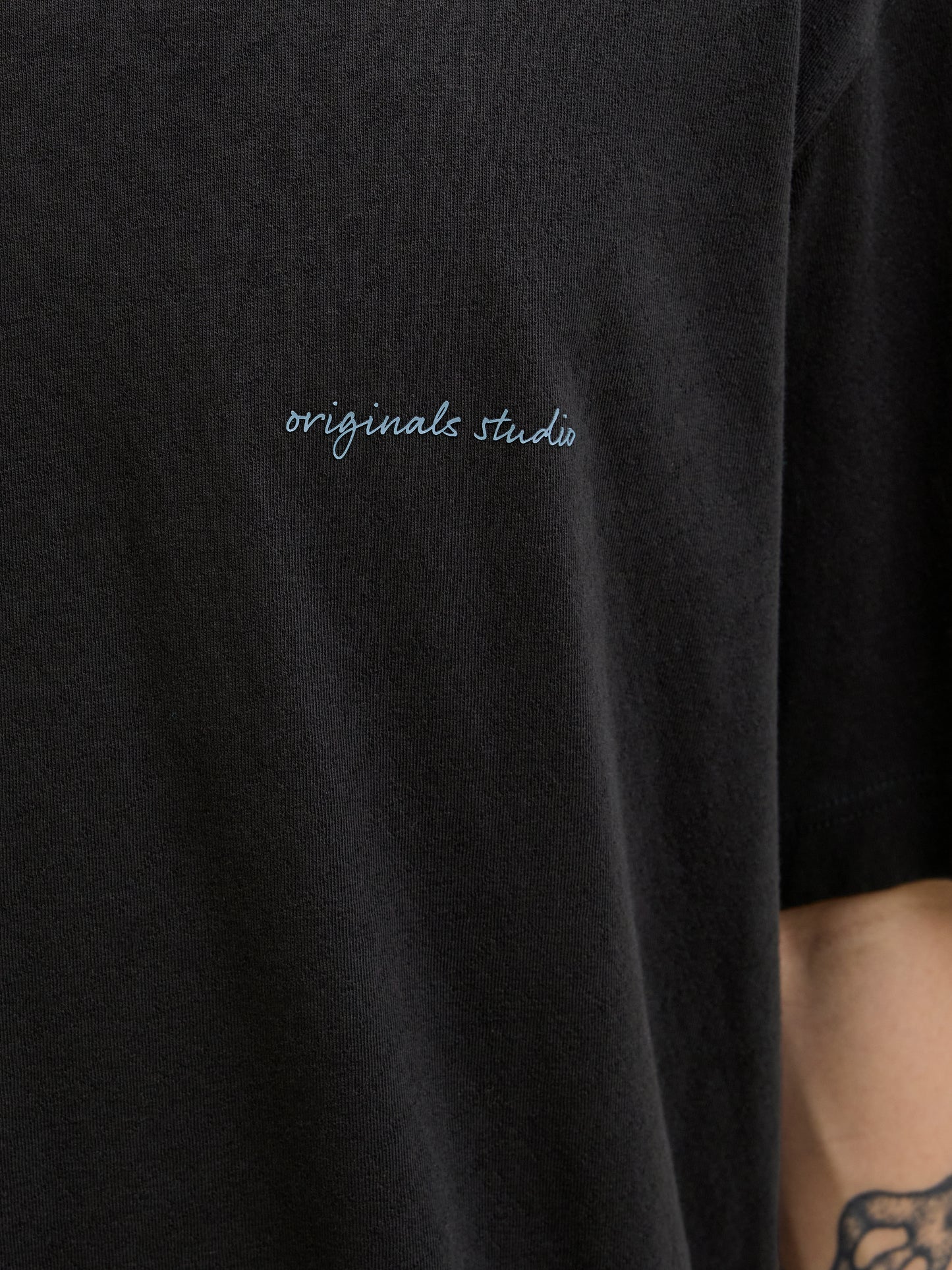 Jack&Jones Loose Fit JORMARRAKESH Black T-Shirt