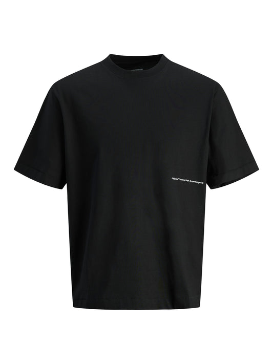 Jack&Jones Loose Fit JORPORTO Black T-Shirt