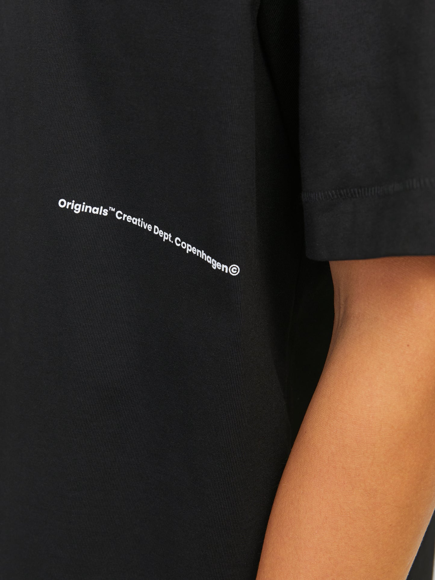 Jack&Jones Loose Fit JORPORTO Black T-Shirt