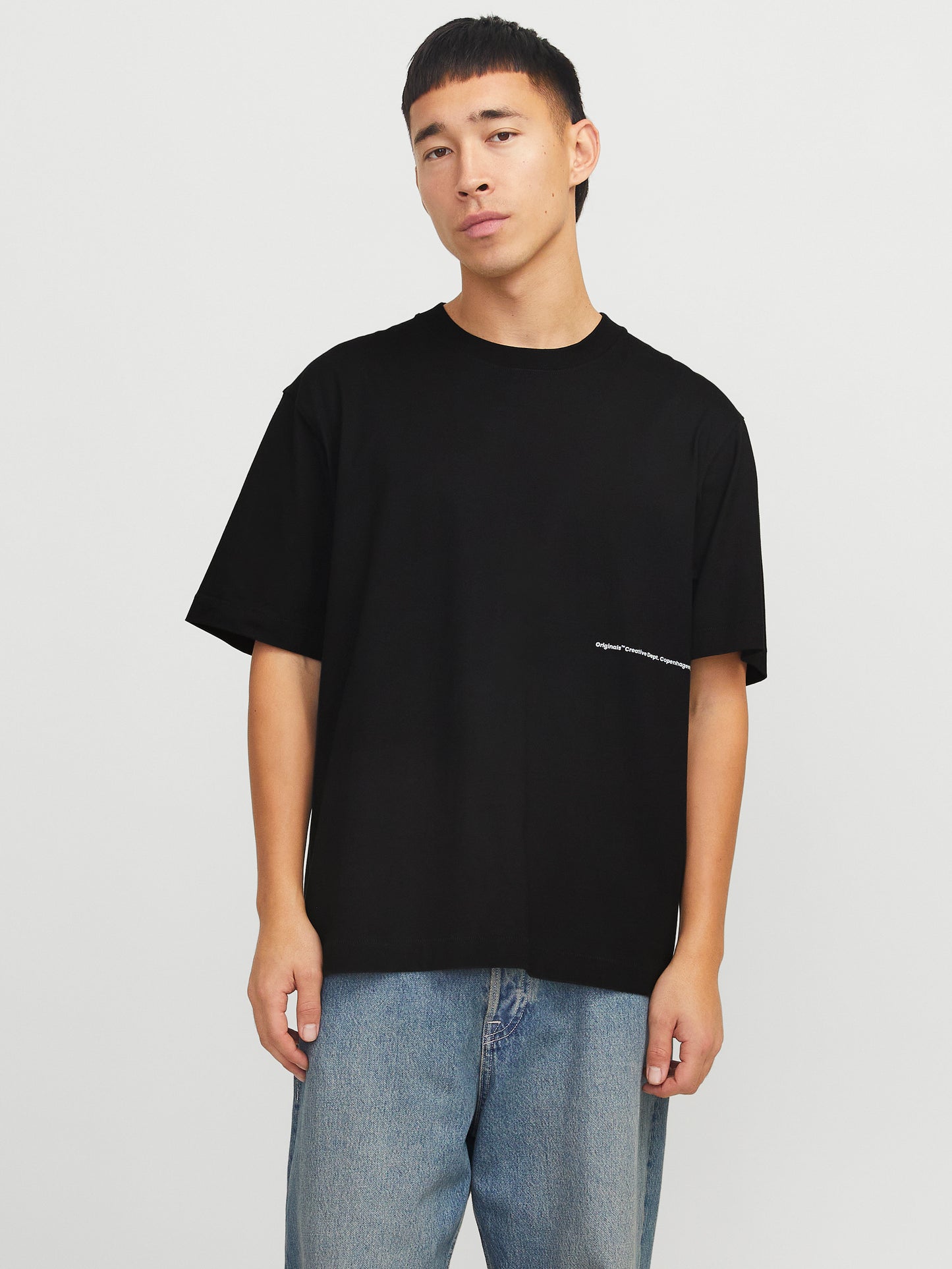 Jack&Jones Loose Fit JORPORTO Black T-Shirt