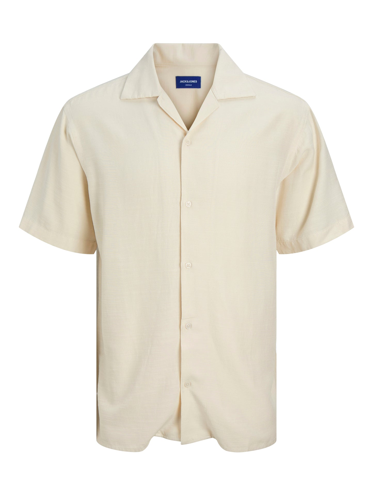 Jack&Jones Relaxed Fit JORCABANA Varenna Slub Antique White Shirt