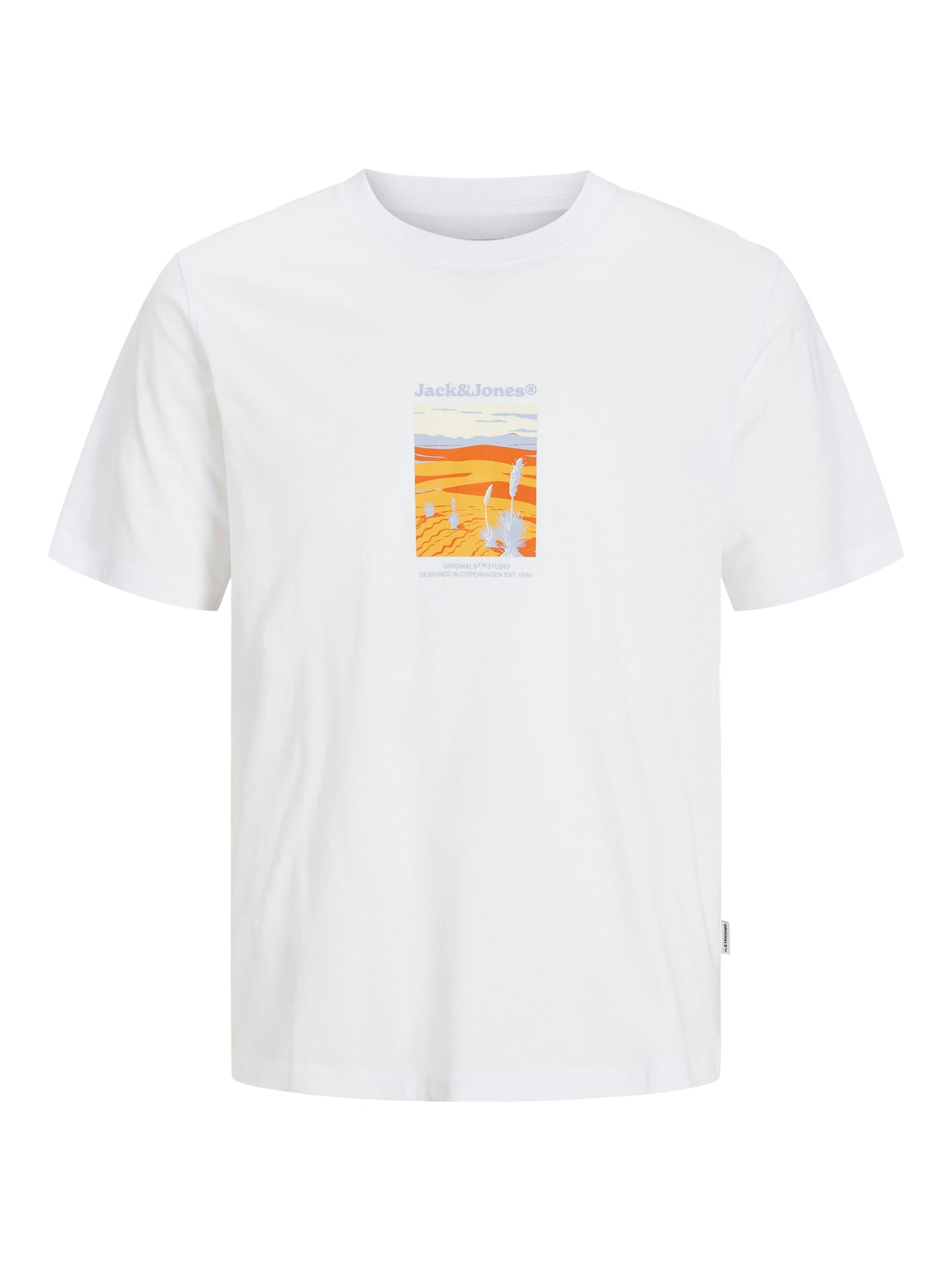 Jack&Jones Regular Fit JORSPLIT Bright White T-Shirt