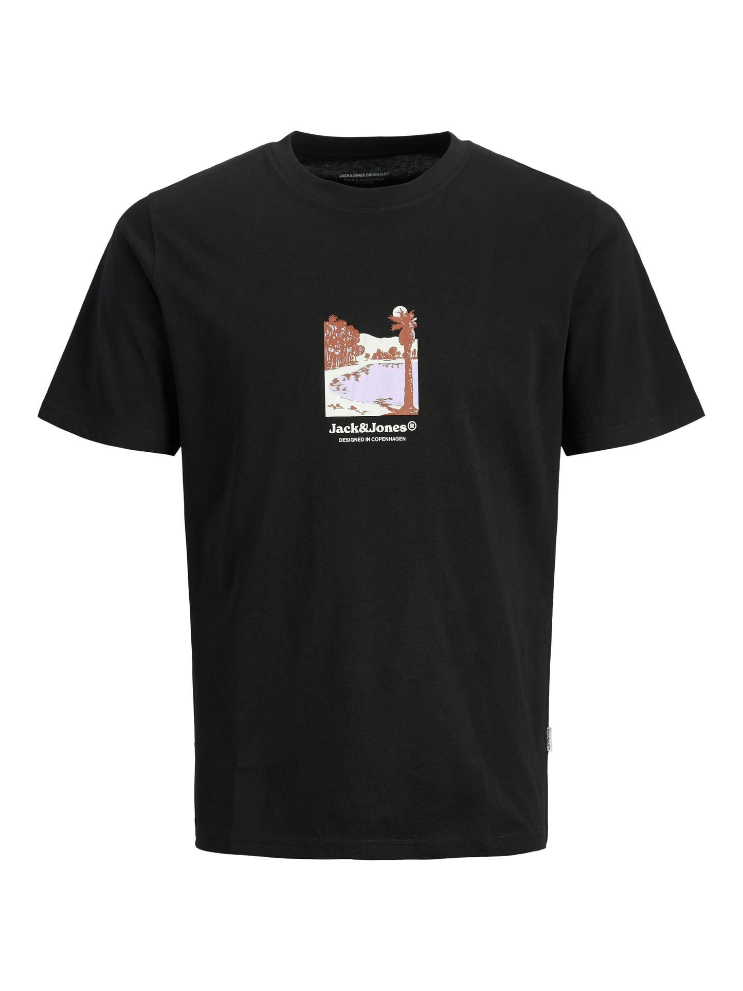 Jack&Jones Regular Fit JORSPLIT Black T-Shirt