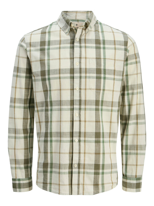 Jack&Jones JPRBLUBROOK Tea Leaf Slub Checkered Shirt