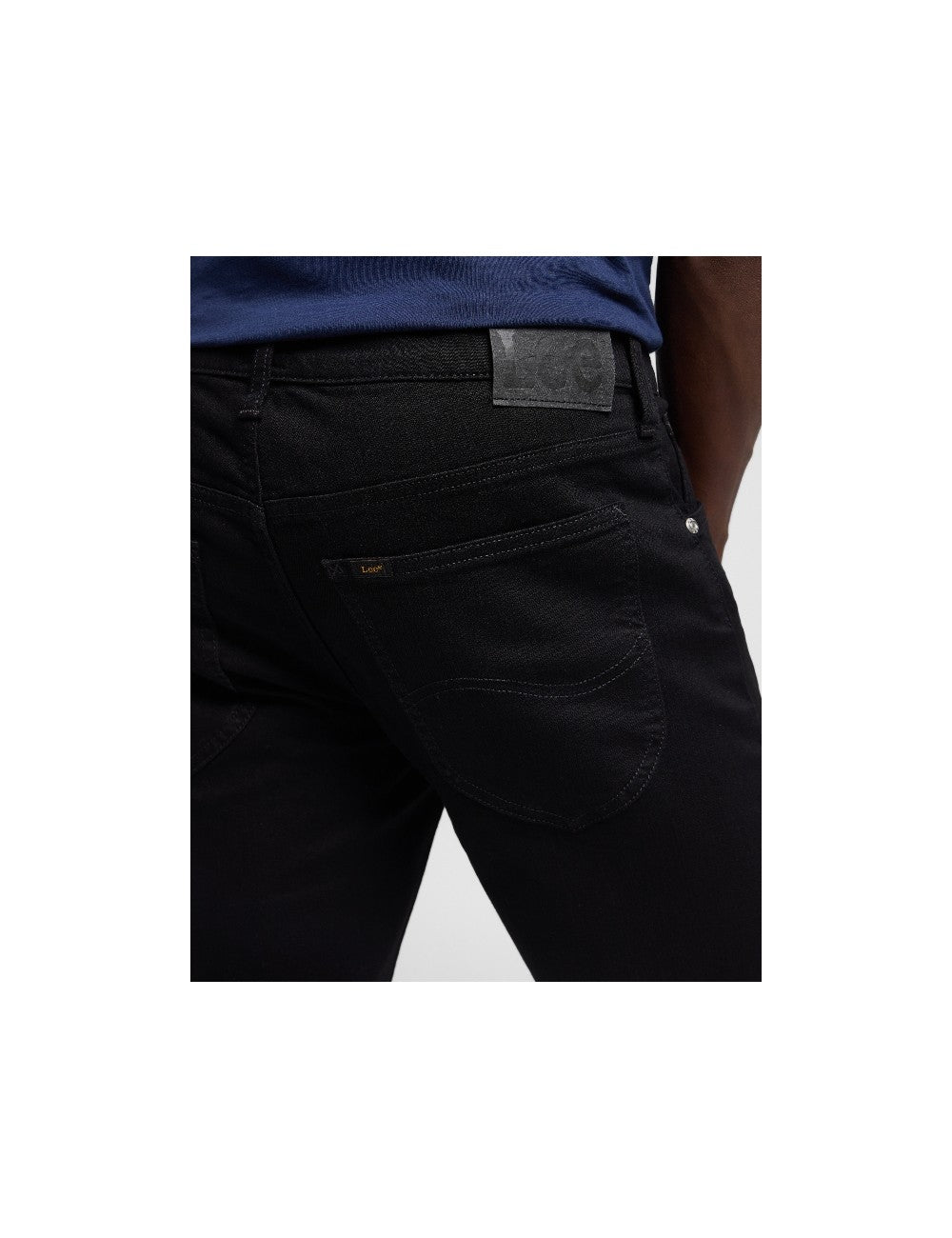 Lee Daren Zip Fly Clean Black