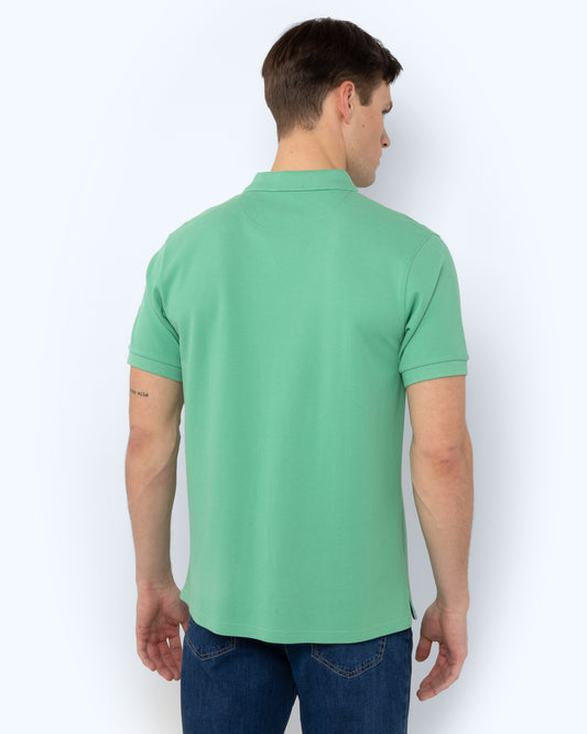Bostonians Polo T-Shirt Mint Pique Regular Fit