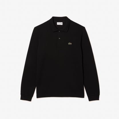 Lacoste Original Long-Sleeved Black Polo