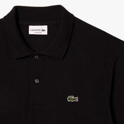 Lacoste Original Long-Sleeved Black Polo