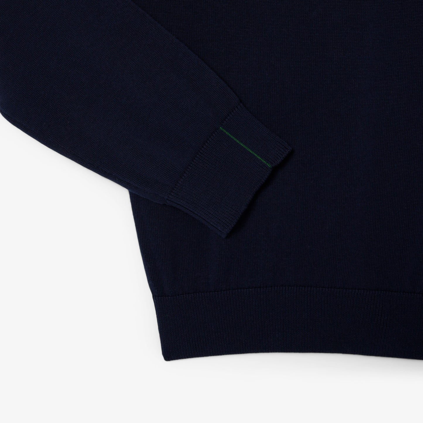 Lacoste Organic Cotton Navy Crewneck Sweater