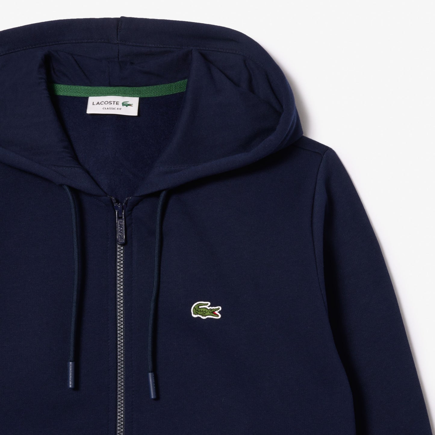 Lacoste Kangaroo Pocket Full-Zip Navy Jogger Sweater