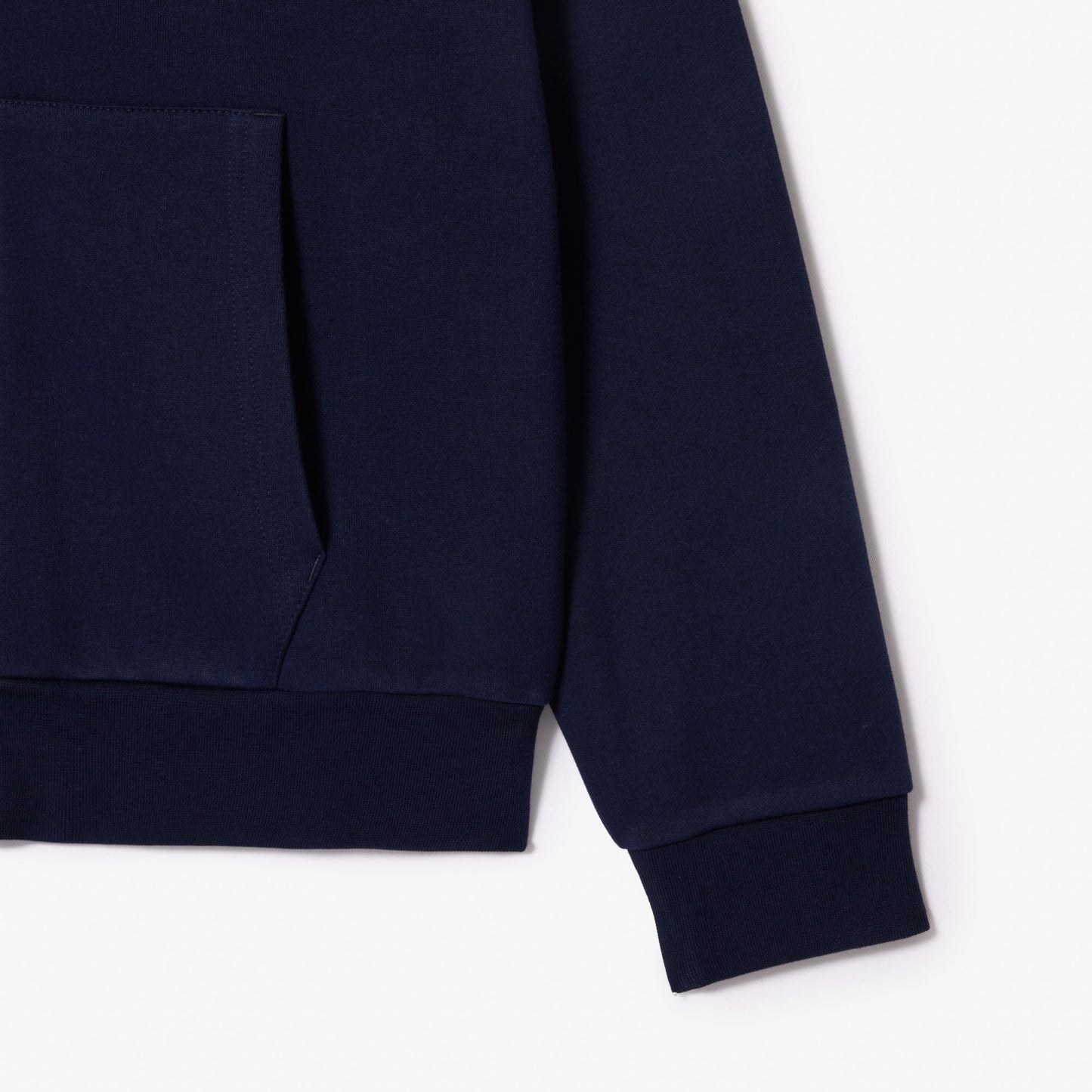 Lacoste Kangaroo Pocket Full-Zip Navy Jogger Sweater
