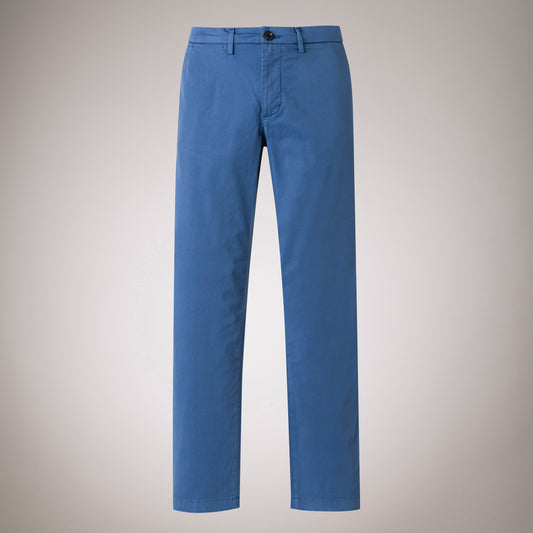 Marlboro Classics Light Blue Colour Stretch Twill Chino Pants