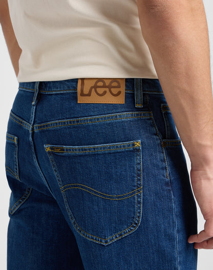 Lee Brooklyn Straight Mid Stonewash Denim