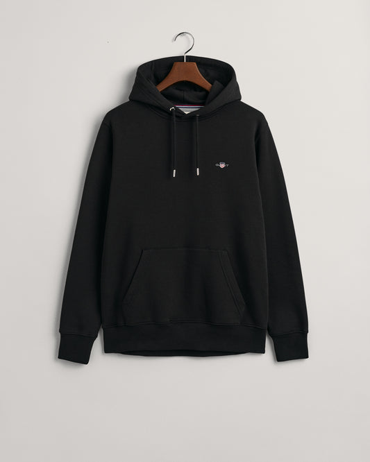 Gant Black Reg Shield Hoodie