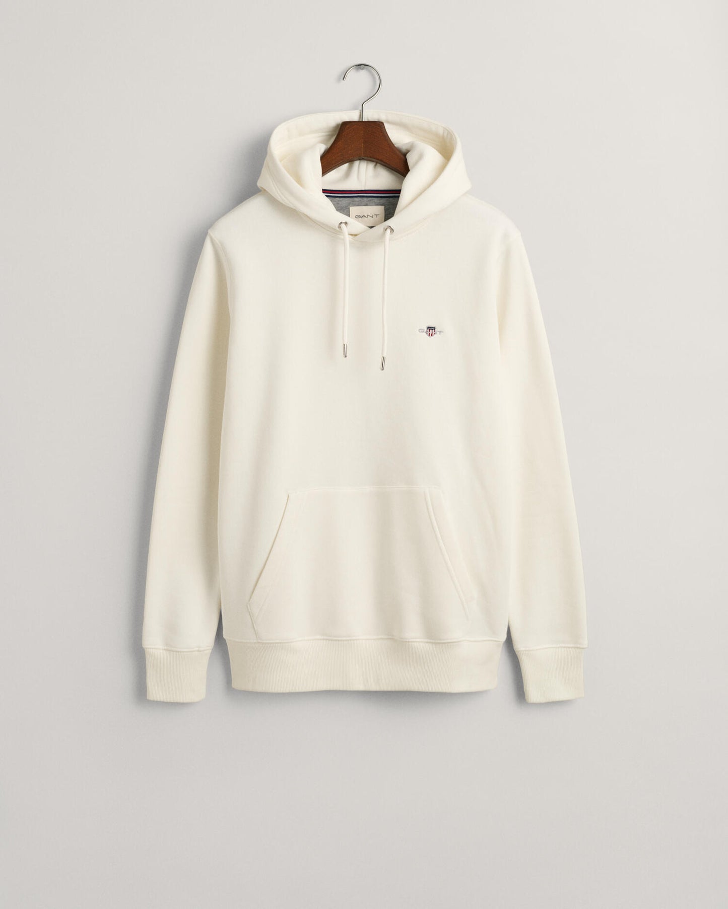 Gant White Reg Shield Hoodie Sweater