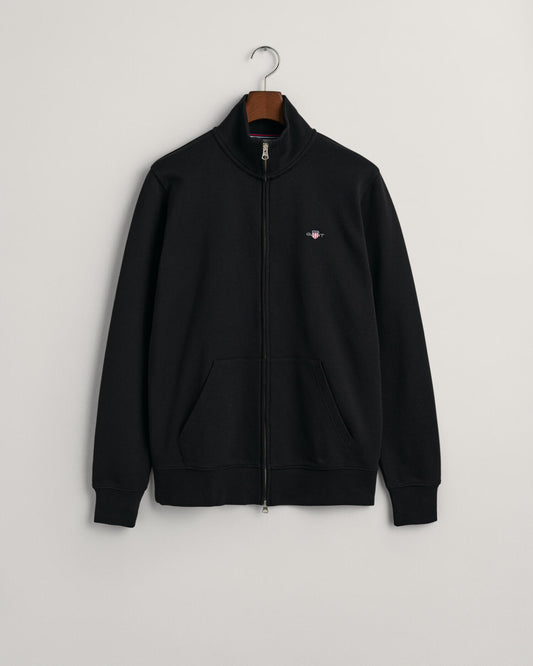 Gant Black Reg Shield Full Zip Sweat