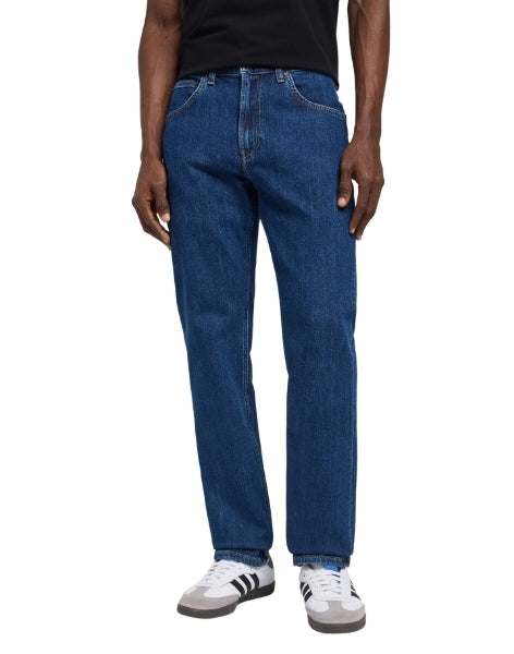 Lee Brooklyn Straight Dark Stonewash Jeans