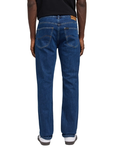 Lee Brooklyn Straight Dark Stonewash Jeans