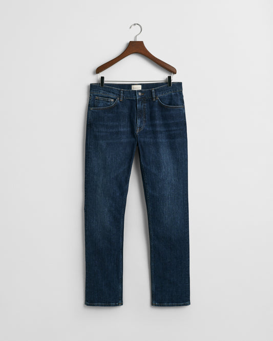 GANT Regular Dark Blue Worn In Jeans