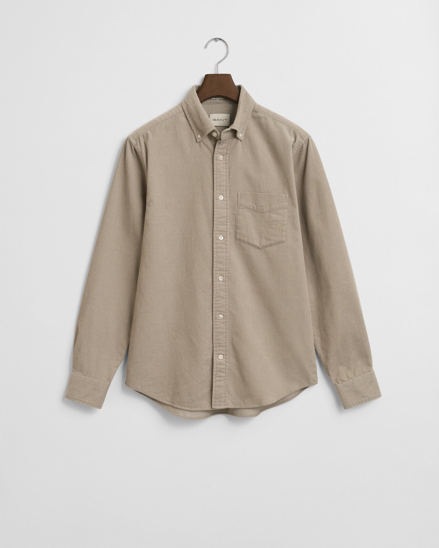 Gant Reg Corduroy Greige Shirt