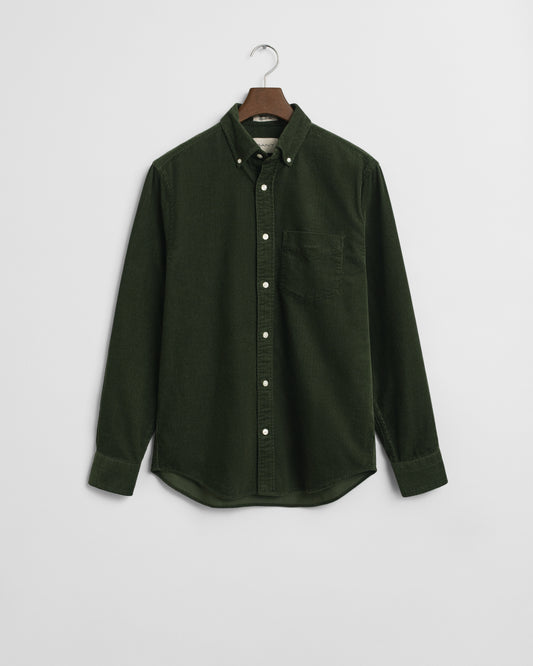Gant Reg Corduroy Country Green Shirt