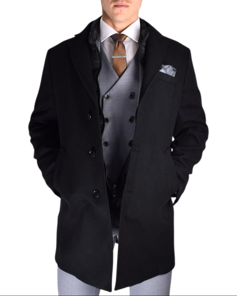 Lexton Black Justin Short Coat