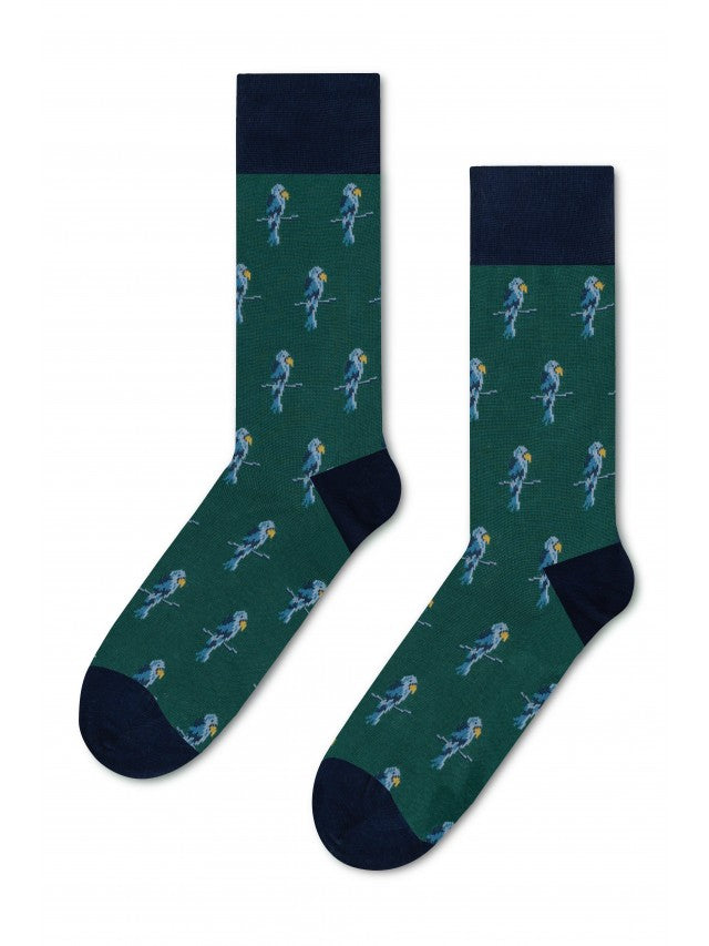 Pournaras 3717 Green Cotton Socks