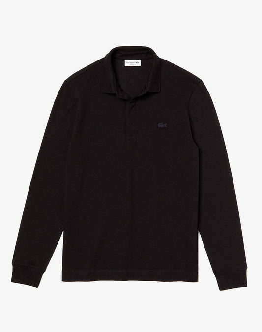 Lacoste Black Long-Sleeved Polo