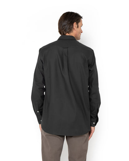 Bostonians Twill Regular Fit Olive Green Shirt