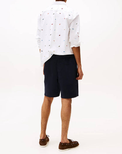 TOMMY HILFIGER DARK BLUE SMALL TOMMY LOGO SWEATSHORTS