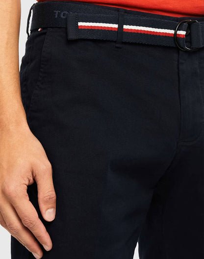 TOMMY HILFIGER BLACK WCC BRKLN ESSENTIAL TWILL W BELT