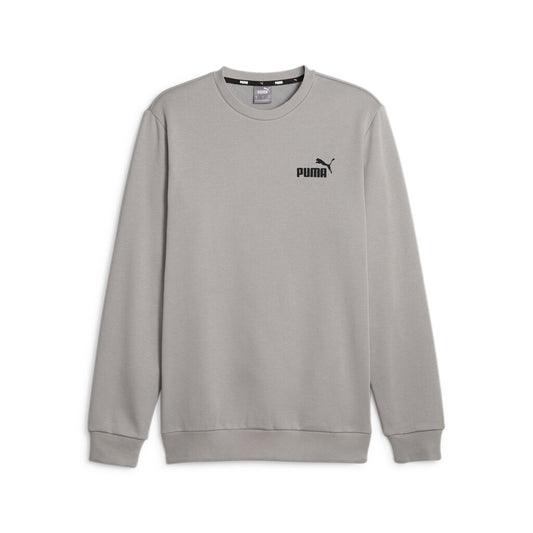 PUMA ESS Small Logo Crew FL Concrete Grey