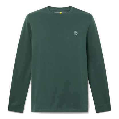 Timberland LS Dunstan Green Gables Crewneck Long Sleeved Slim Jersey