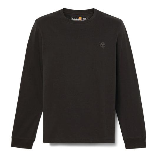 Timberland LS Dunstan Black Crewneck Long Sleeved Slim Jersey
