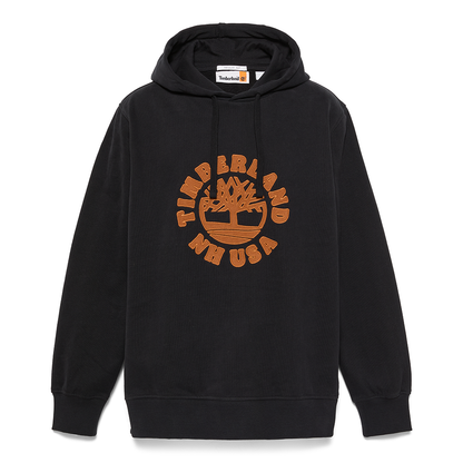 Timberland Holiday Black Graphic Hoodie