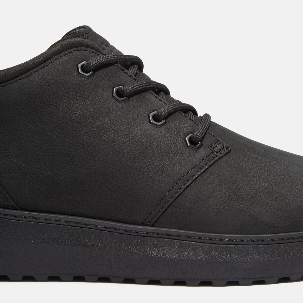Timberland Hudson Road Black Nubuck Mid Lace Up Chukka Boot