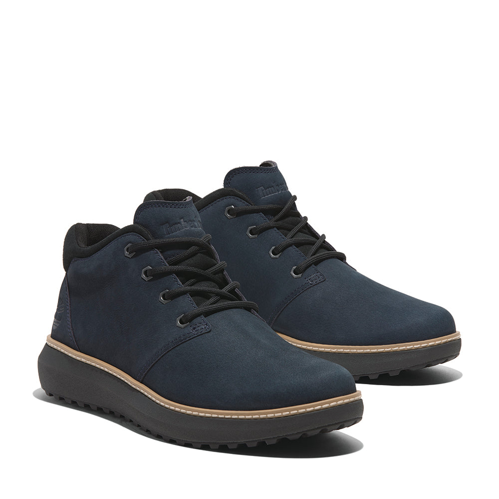 Timberland Hudson Road Navy Nubuck Mid Lace Up Chukka Boot