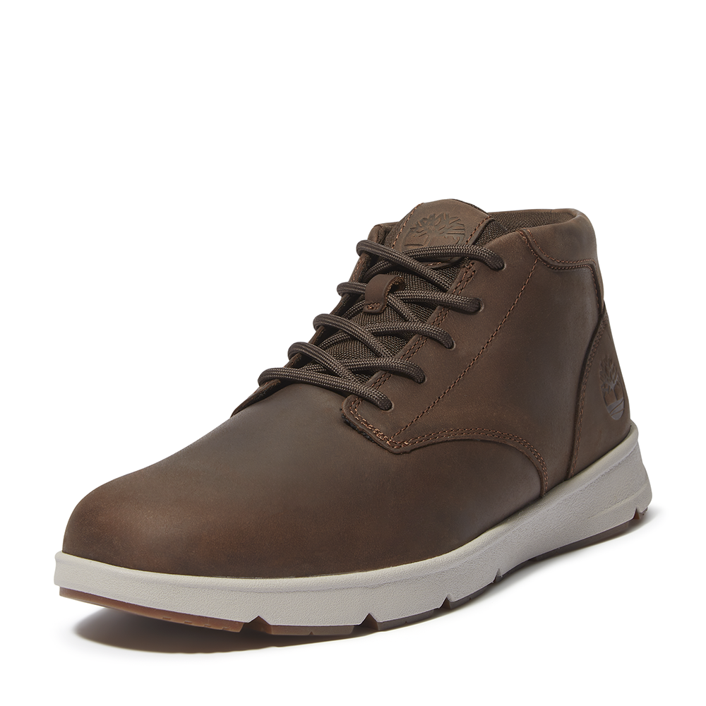 Timberland Parker Street Dark Brown Full Grain Mid Lace Up Sneaker
