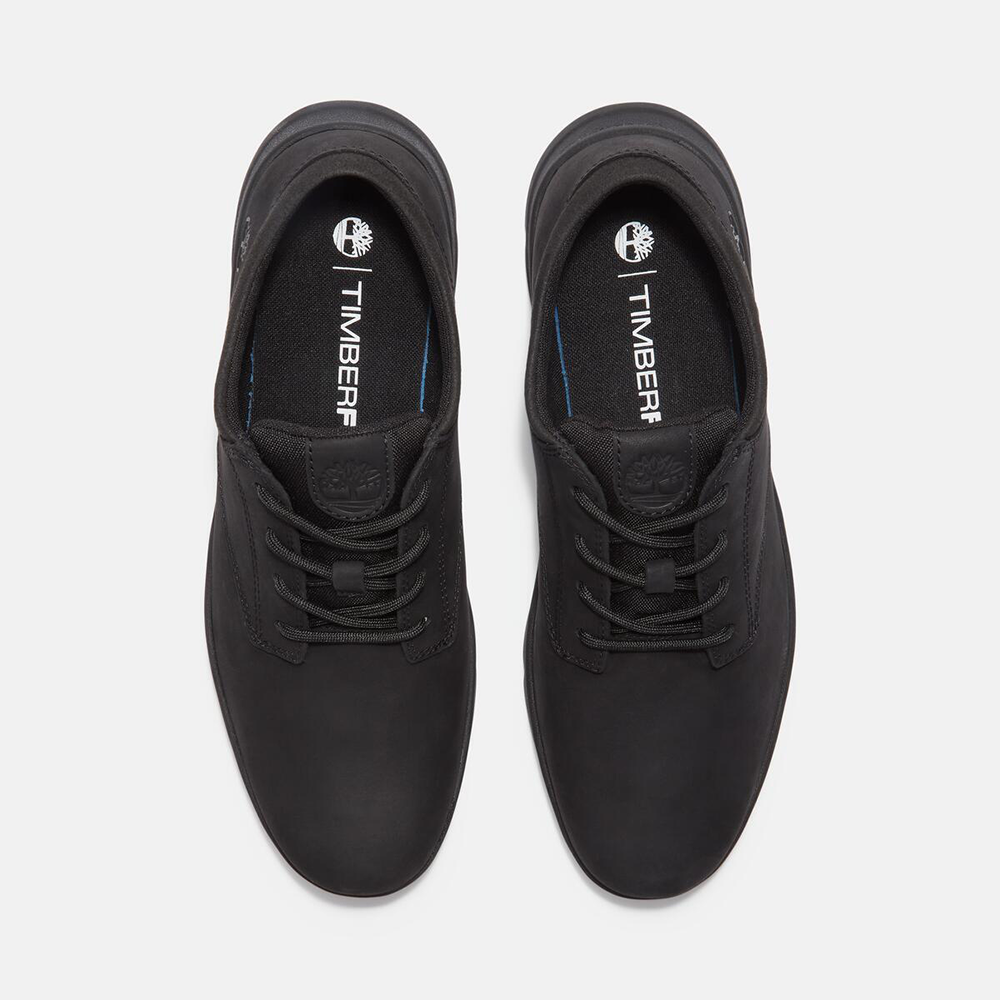 Timberland Parker Street Black Nubuck Low Lace Up Sneaker