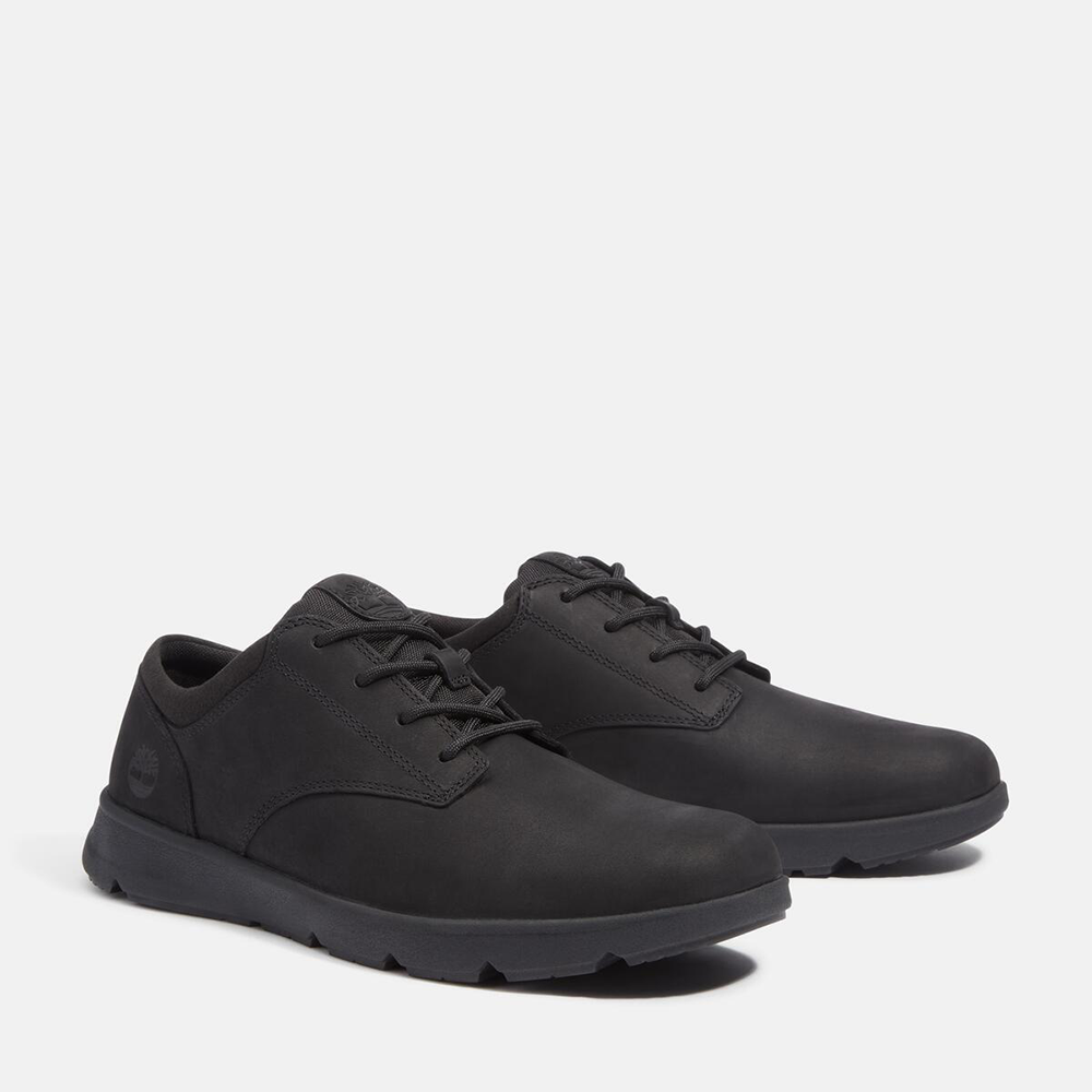 Timberland Parker Street Black Nubuck Low Lace Up Sneaker