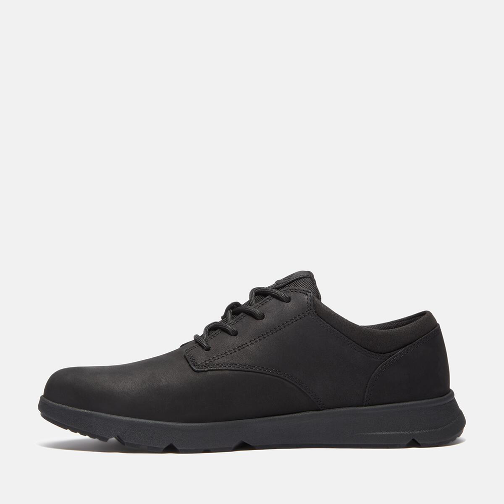 Timberland Parker Street Black Nubuck Low Lace Up Sneaker