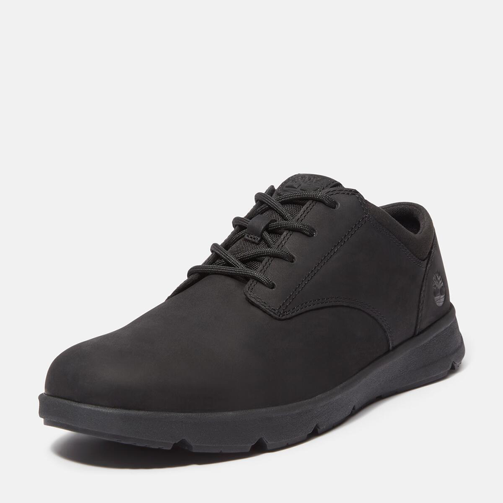 Timberland Parker Street Black Nubuck Low Lace Up Sneaker