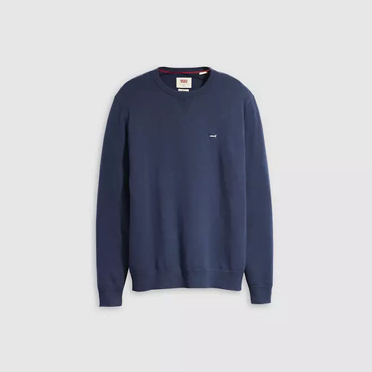Levi's Lightweight Housemark Logo Blue Sweater