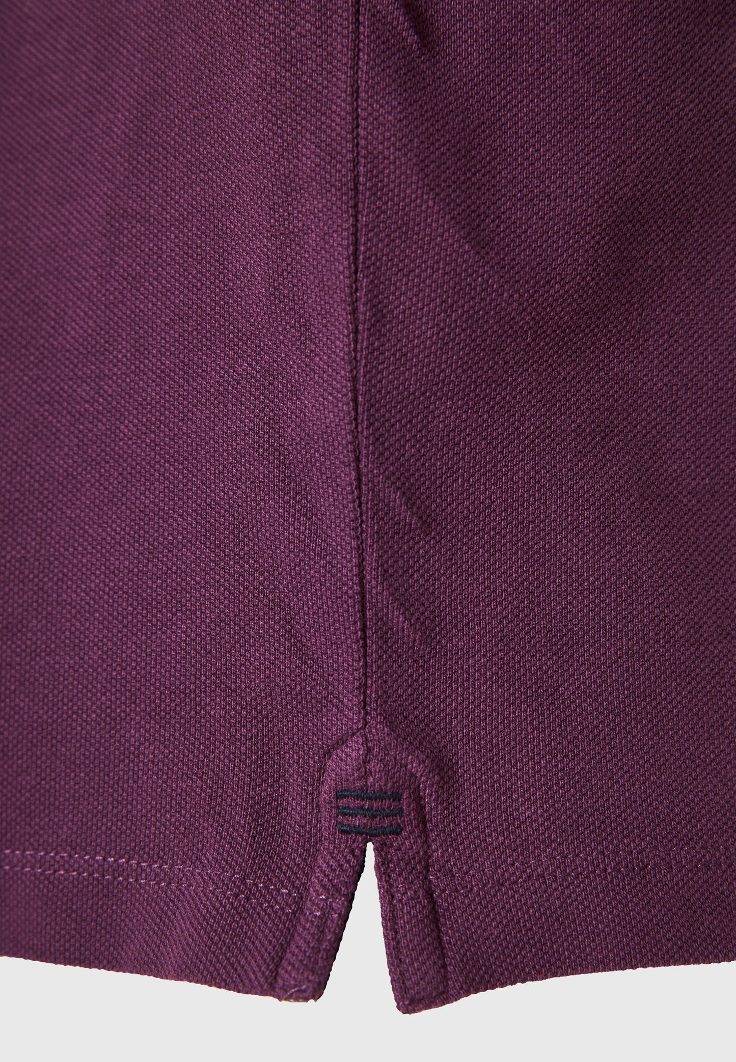 Funky Buddha Long-Sleeved Plum Polo