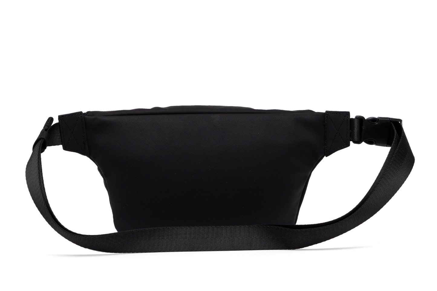 Replay Black Padded PU Belt Bag