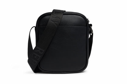 Replay Crossbody Black Bag with Diamond Logo