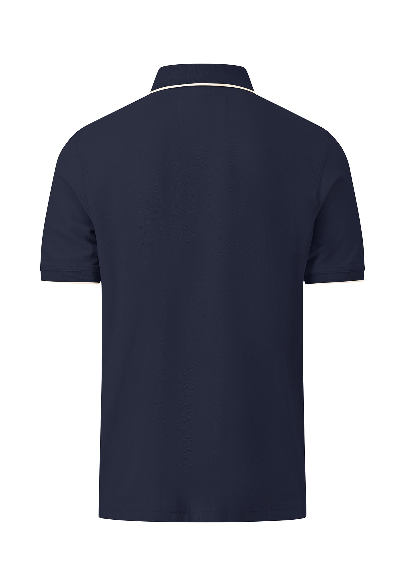 Fynch-Hatton Modern Fit Supima Pique Navy Polo T-Shirt
