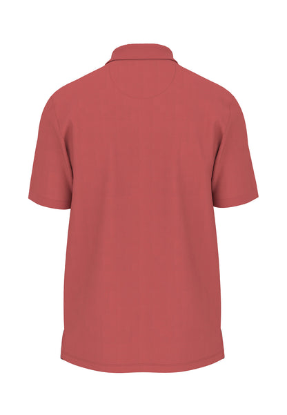 Fynch-Hatton Casual Fit Premium Cotton Terracotta Basic Polo